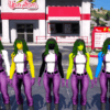 GTA 5 Mods Colourful She Hulk Combo Pack