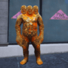 GTA 5 Mods Lava Mutant 3 Head in Ropehero Addon Ped