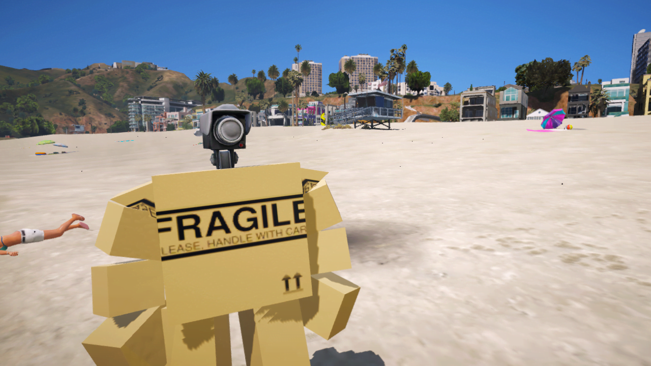 GTA 5 Mods Box Cameraman Addon Ped