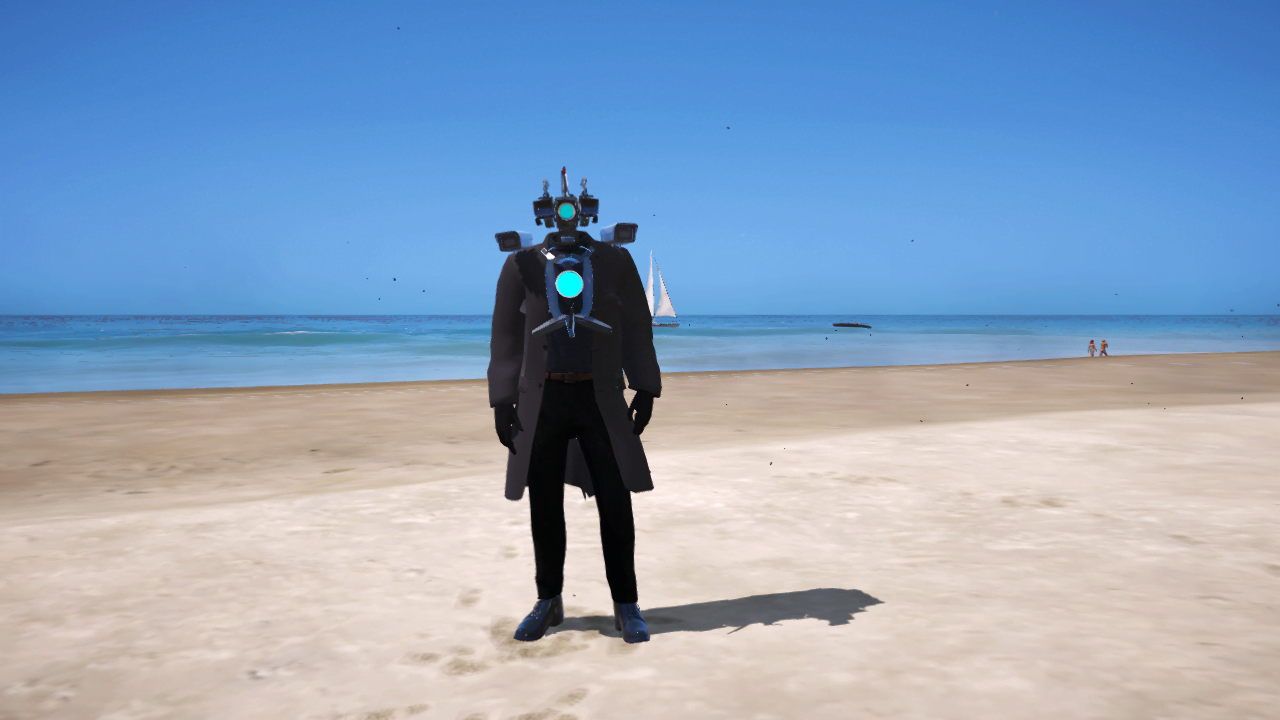 GTA 5 Mods Black Cameraman Addon Ped