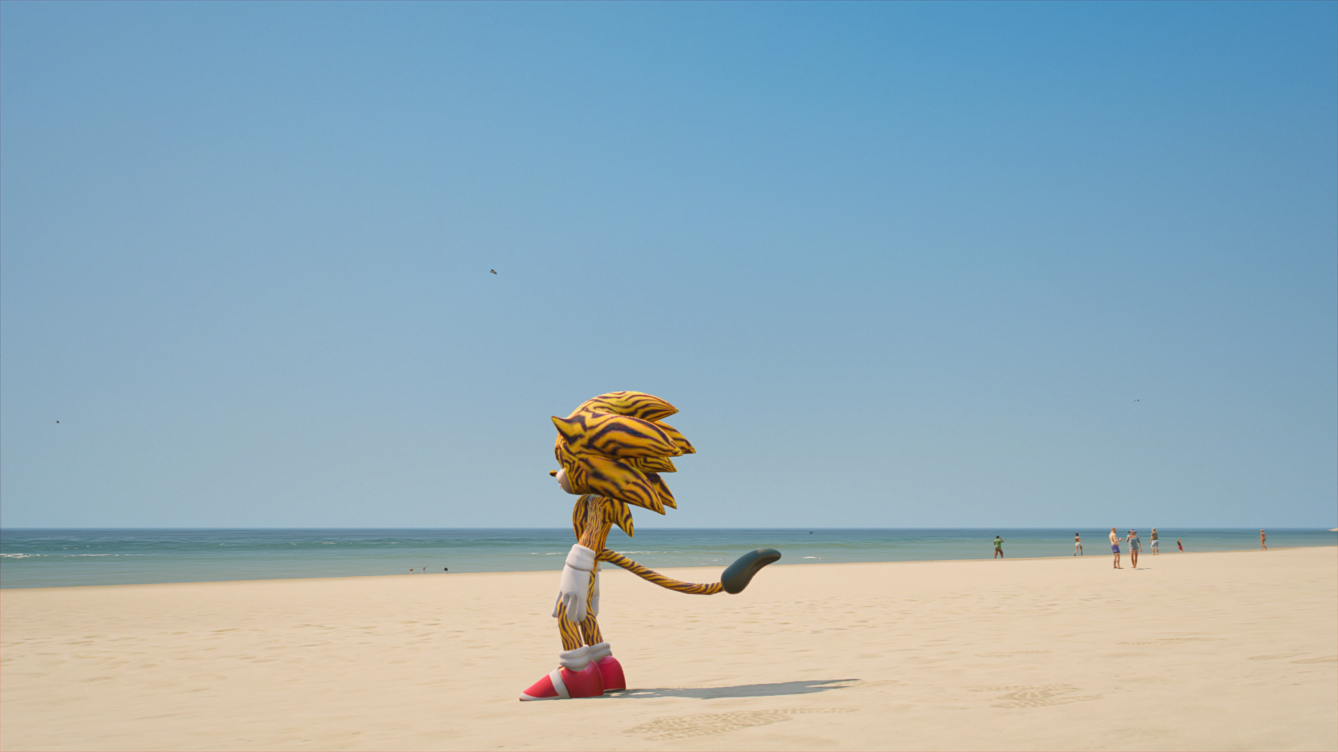 GTA 5 Mods Tiger Sonic Addon Ped