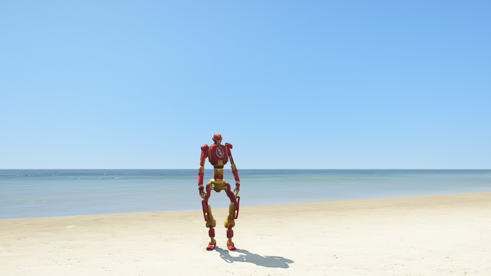 GTA 5 Mods Robot Flash Addon Ped