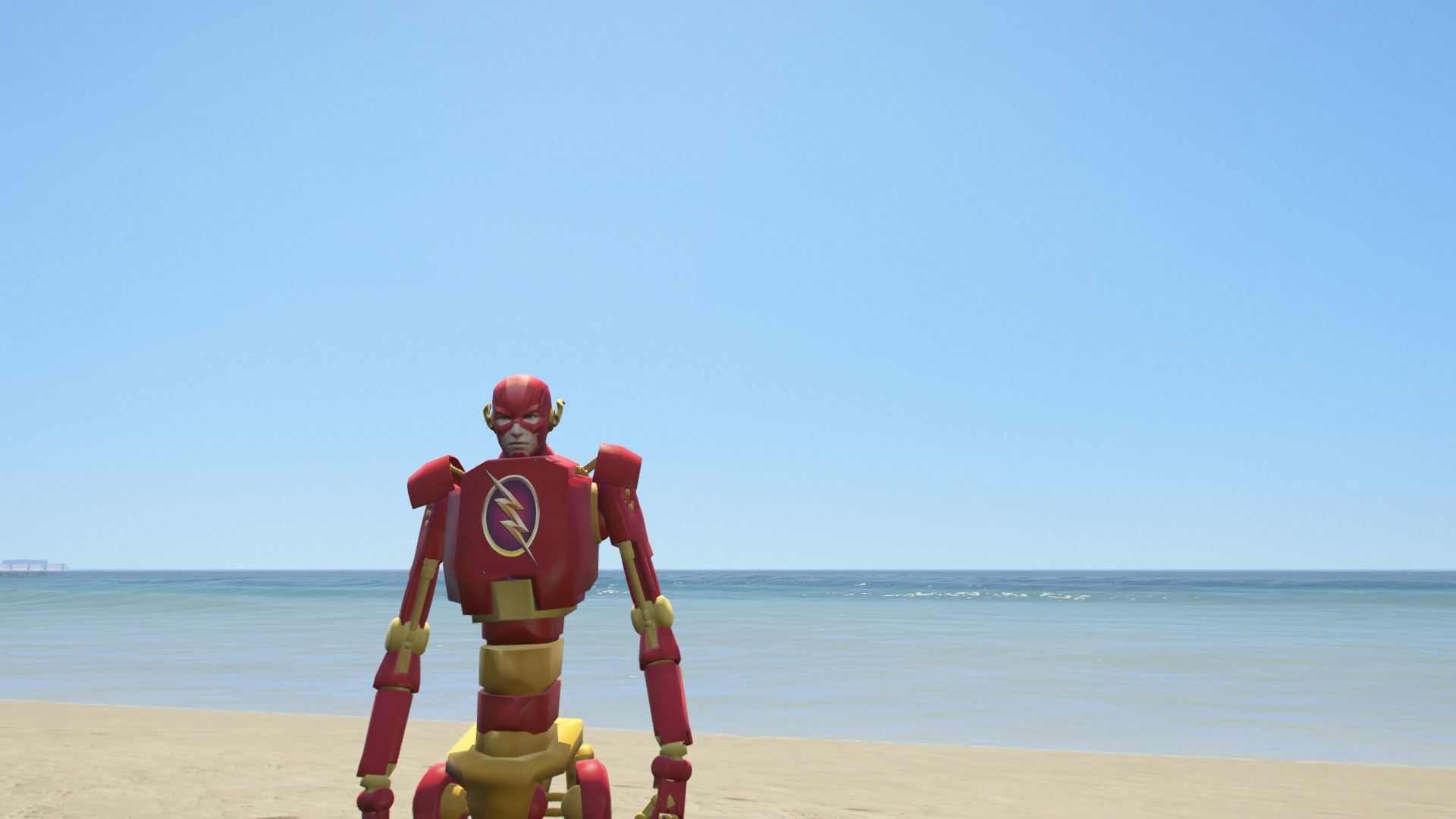 GTA 5 Mods Robot Flash Addon Ped