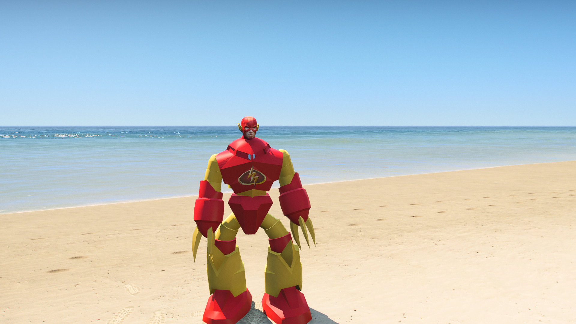 GTA 5 Mods Robot Flash Addon Ped