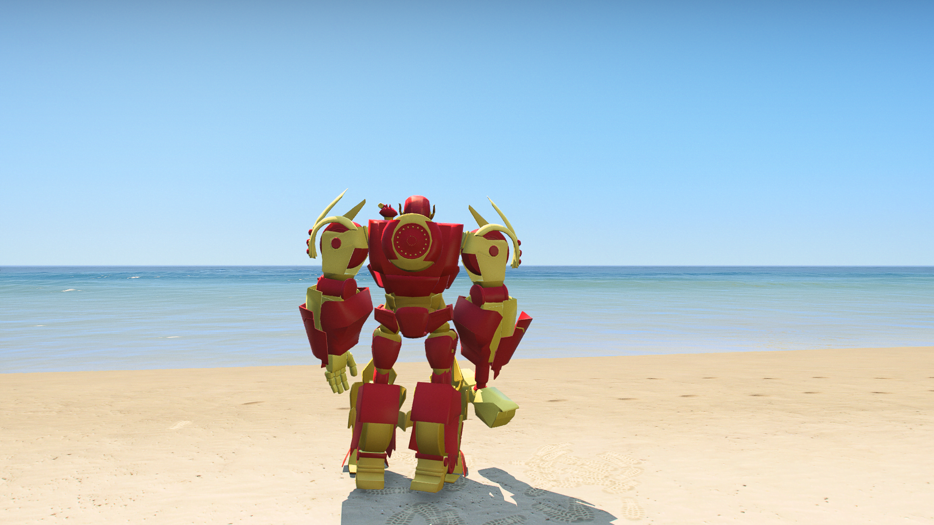 GTA 5 Mods Robot Flash Addon Ped