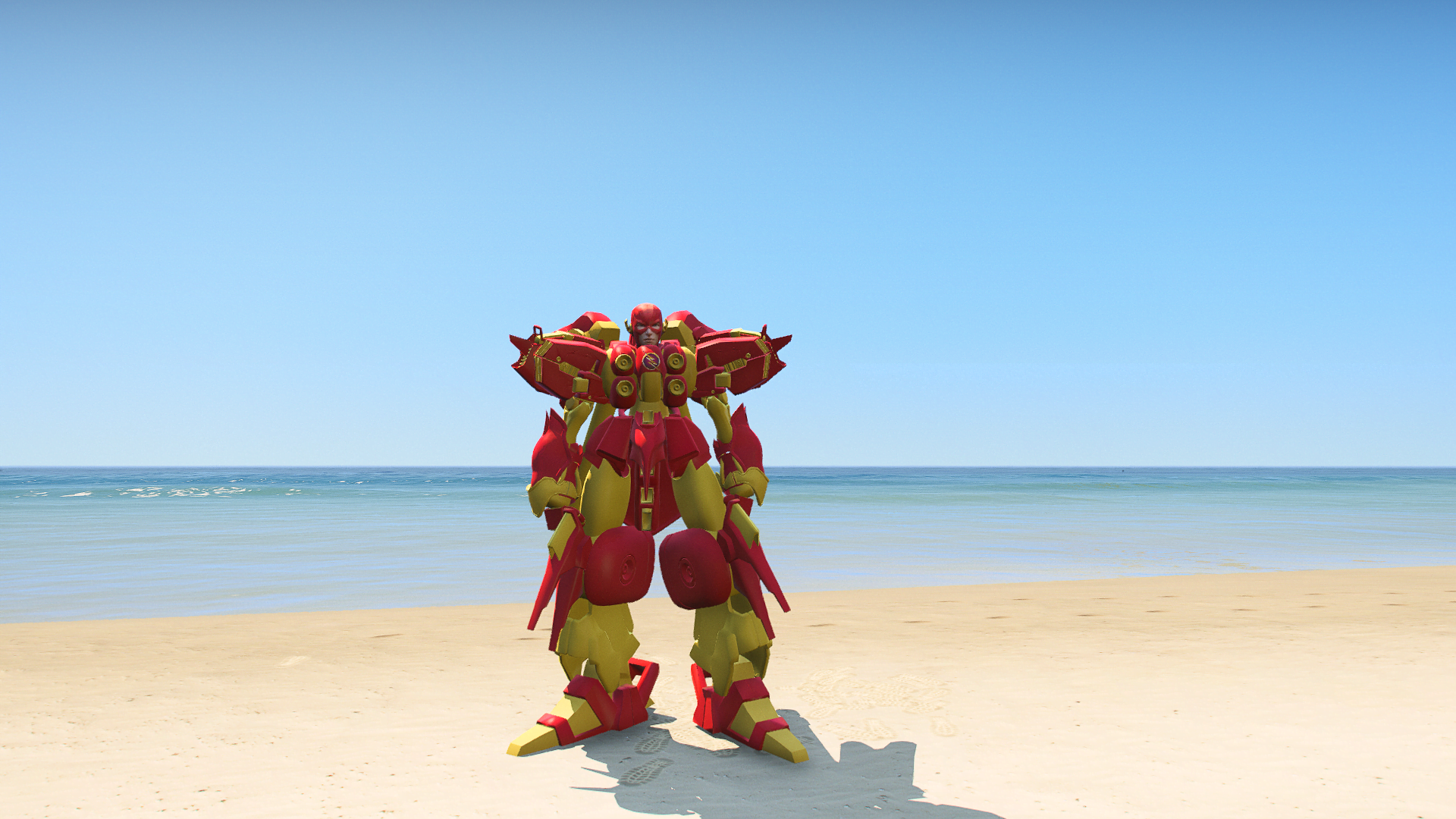 GTA 5 Mods Robot Flash Addon Ped