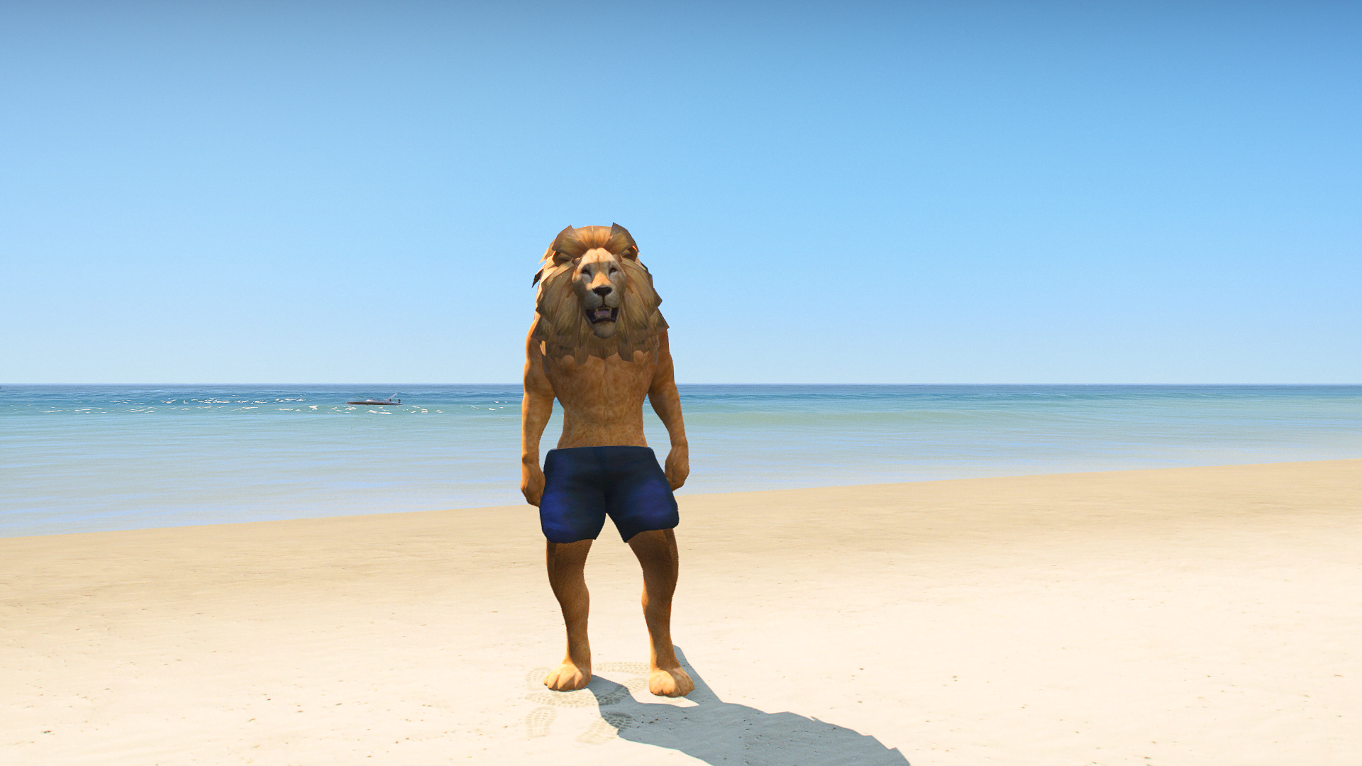 GTA 5 Mods Lion Man Addon Ped