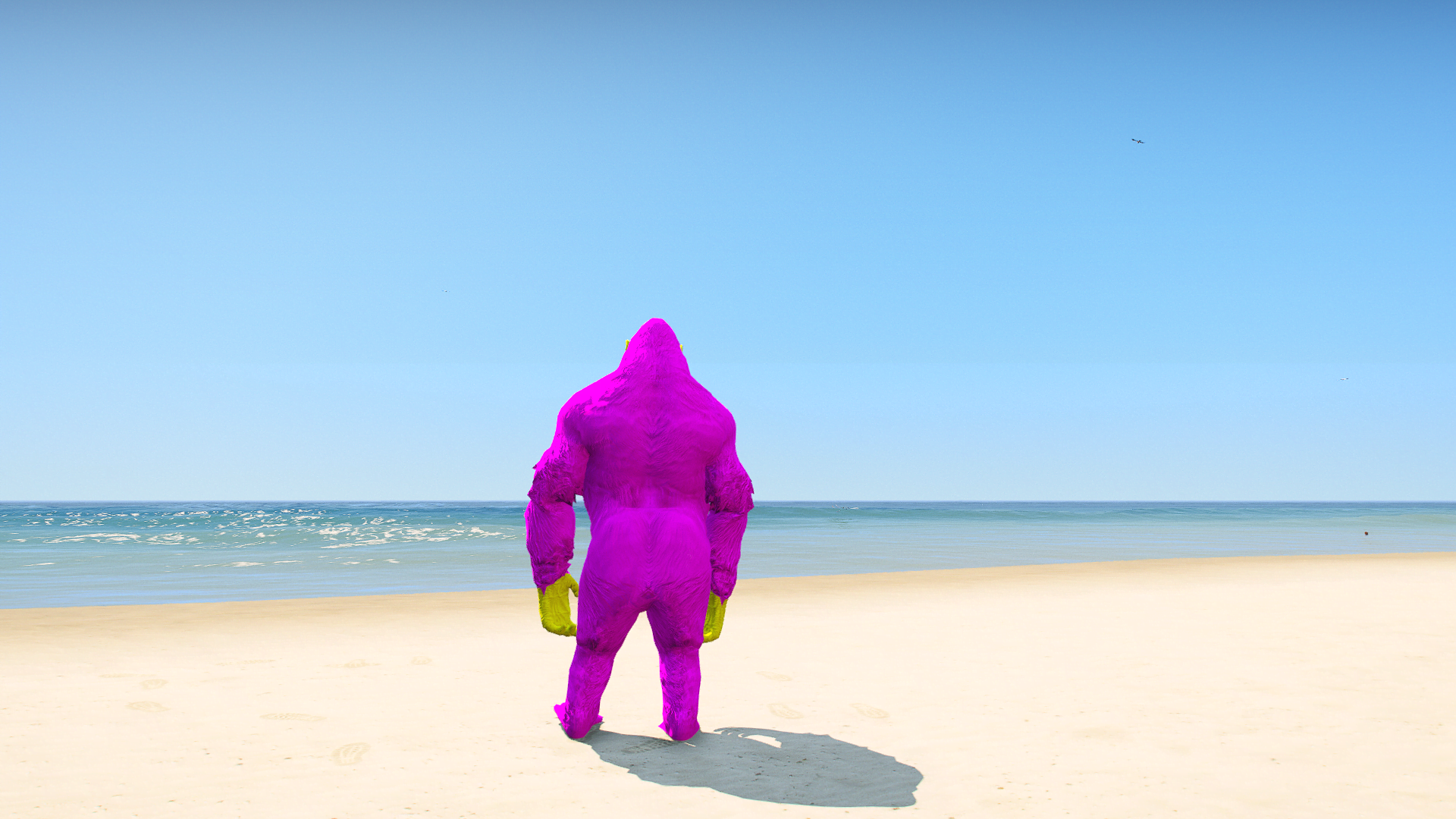 GTA 5 Mods Pink Gorilla Addon Ped