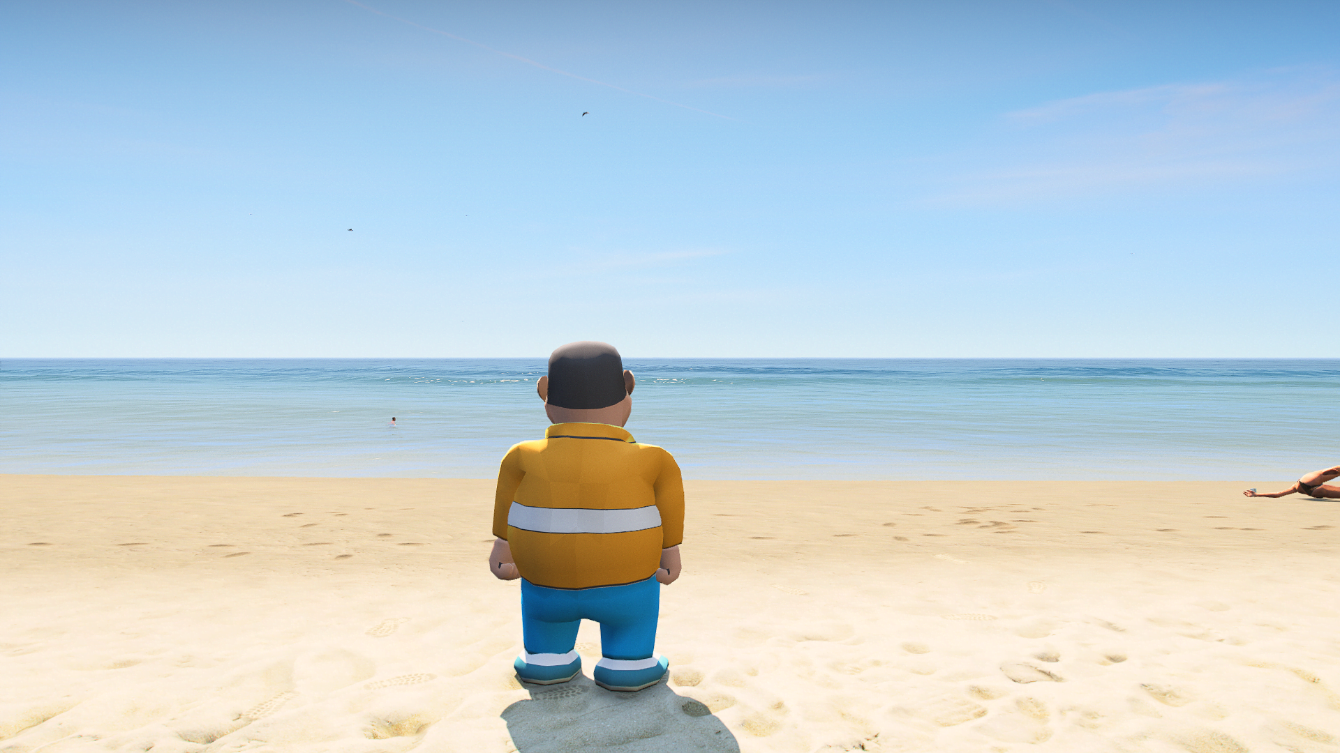 GTA 5 Mods Takeshi Goda Gian Addon PED