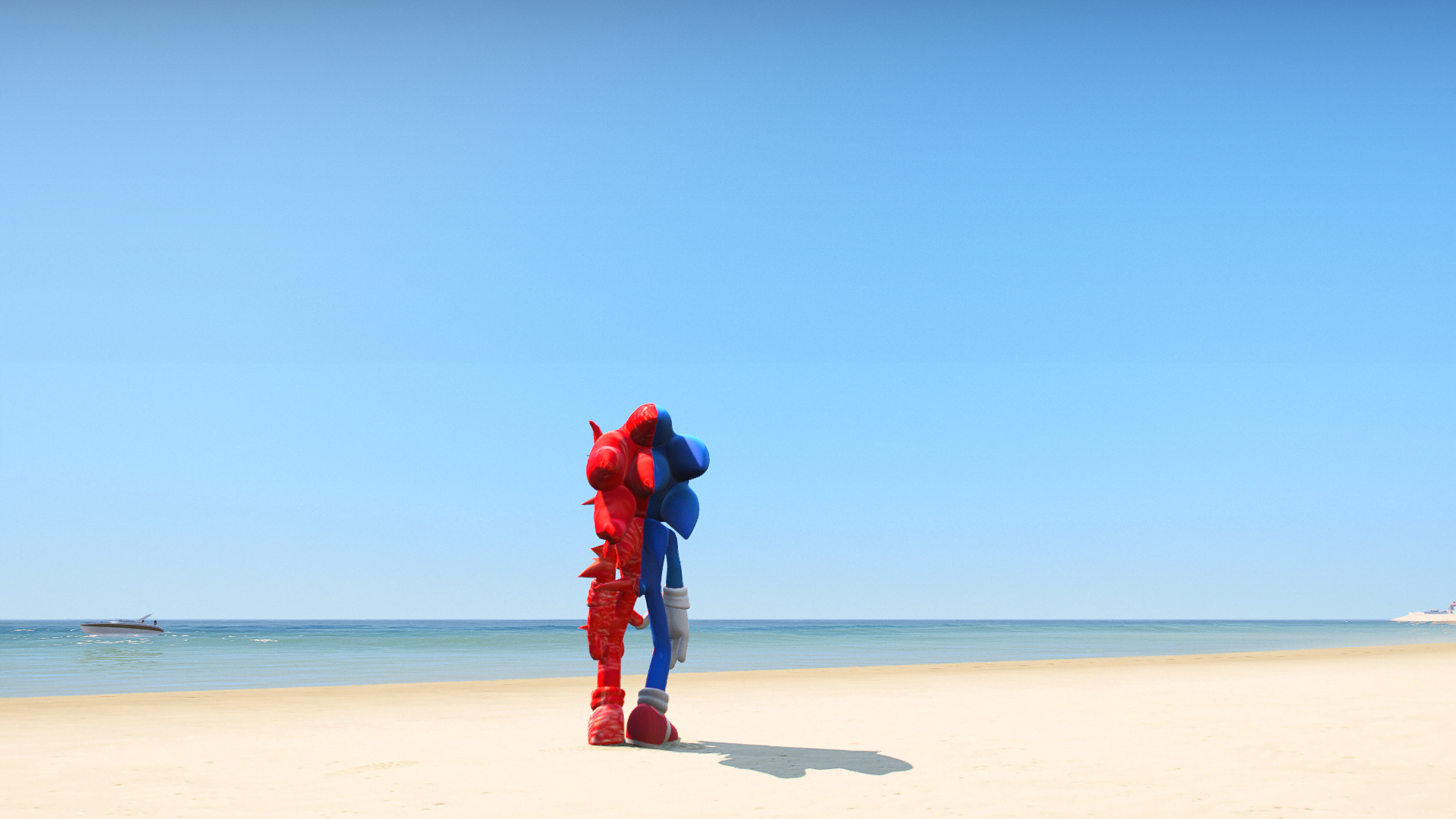 GTA 5 Mods WEREWOLF SONIC Addon Ped