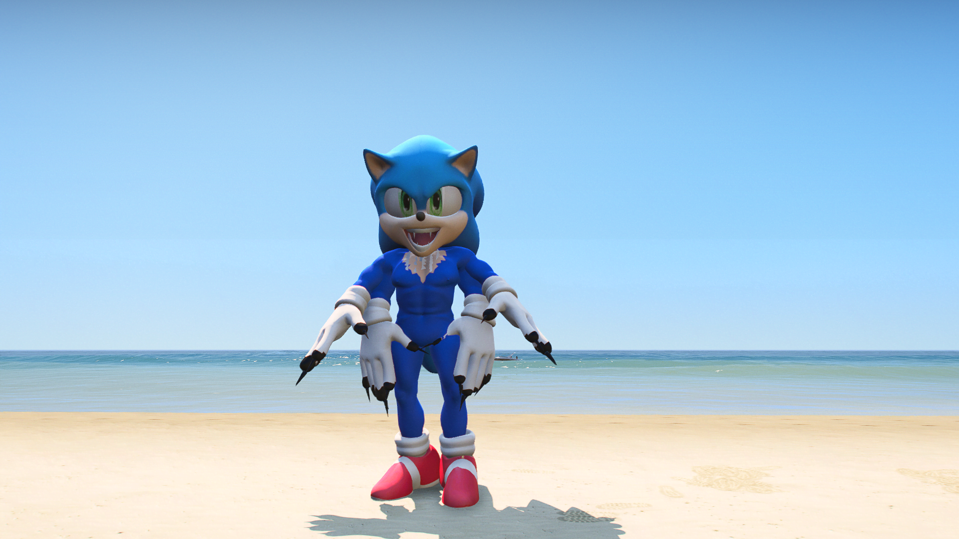 GTA 5 Mods WEREWOLF SONIC Addon Ped