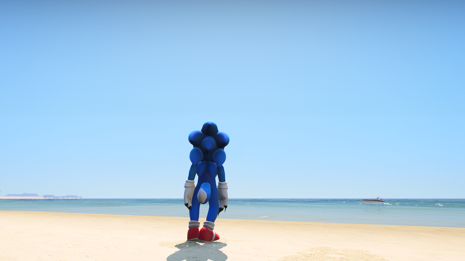 GTA 5 Mods WEREWOLF SONIC Addon Ped