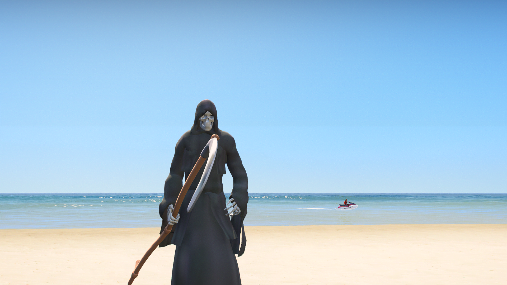 GTA 5 Mods Grim Reaper Addon Ped
