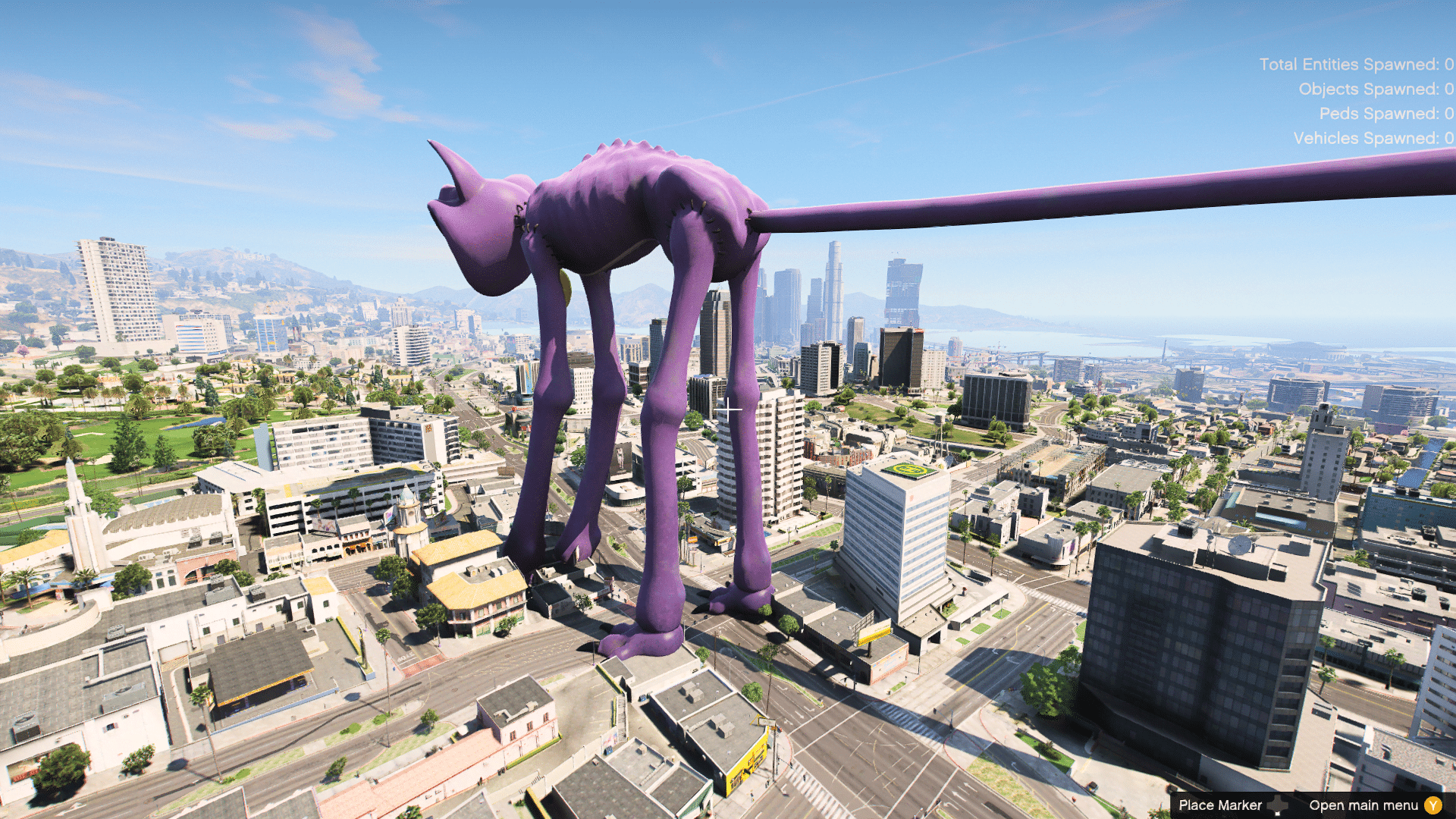 GTA 5 Mods Giant Monster CatNap Addon Ped