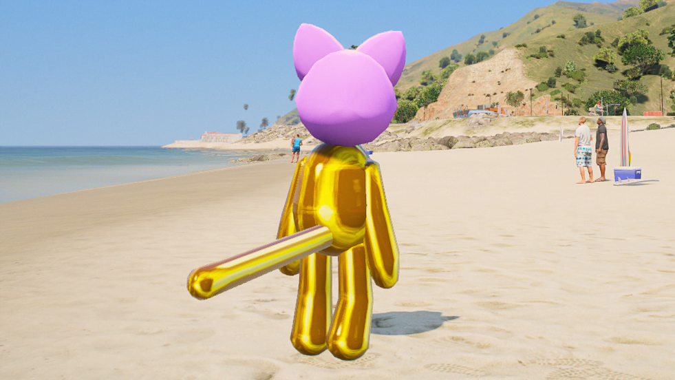 GTA 5 Mods Gold CatNap Addon Ped