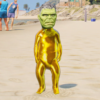 GTA 5 Mods Gold Baby Hulk Addon Ped