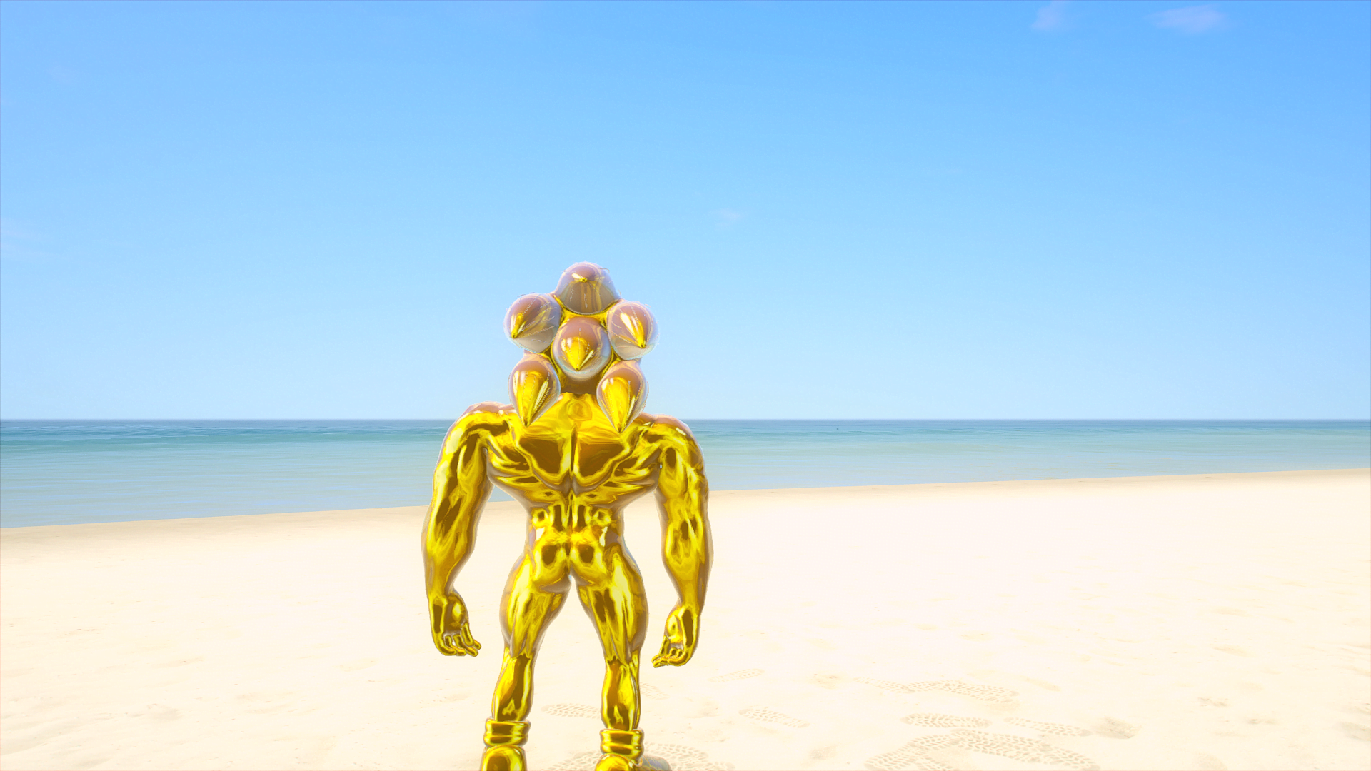 GTA 5 Mods Gold Muscular Sonic Addon Ped