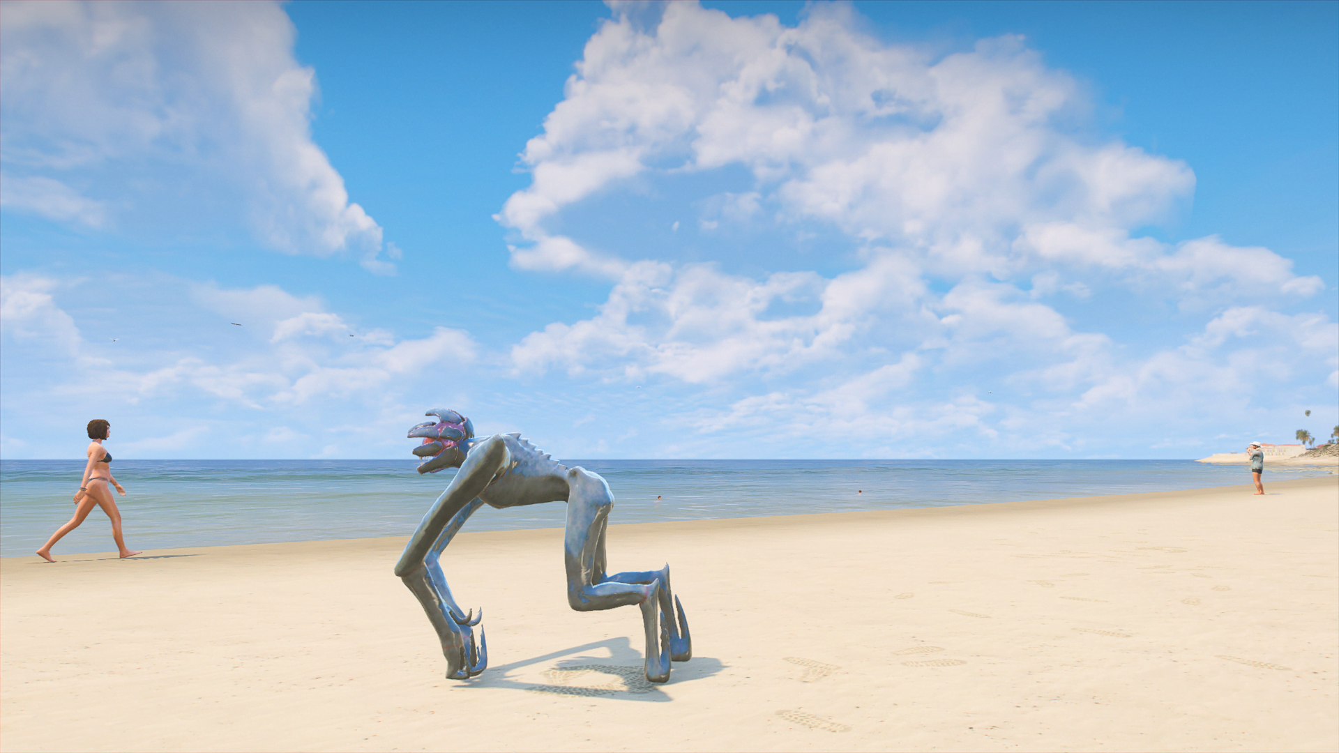 GTA 5 Mods Quiet Place Monster Addon Ped