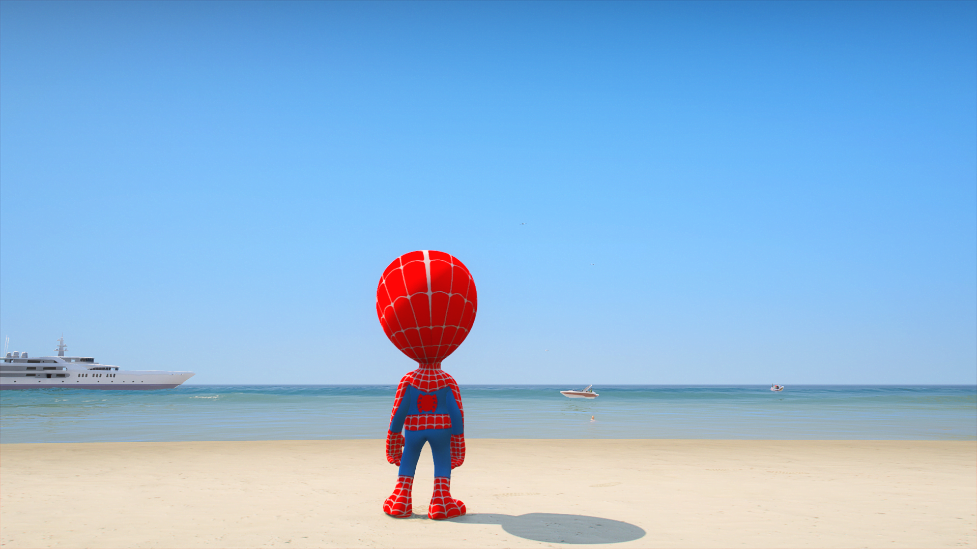 GTA 5 Mods Baby Spiderman Addon Ped