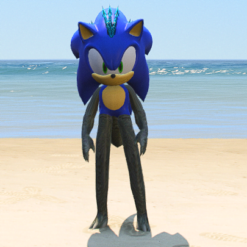 GTA 5 Mods Godzilla Sonic Addon Ped
