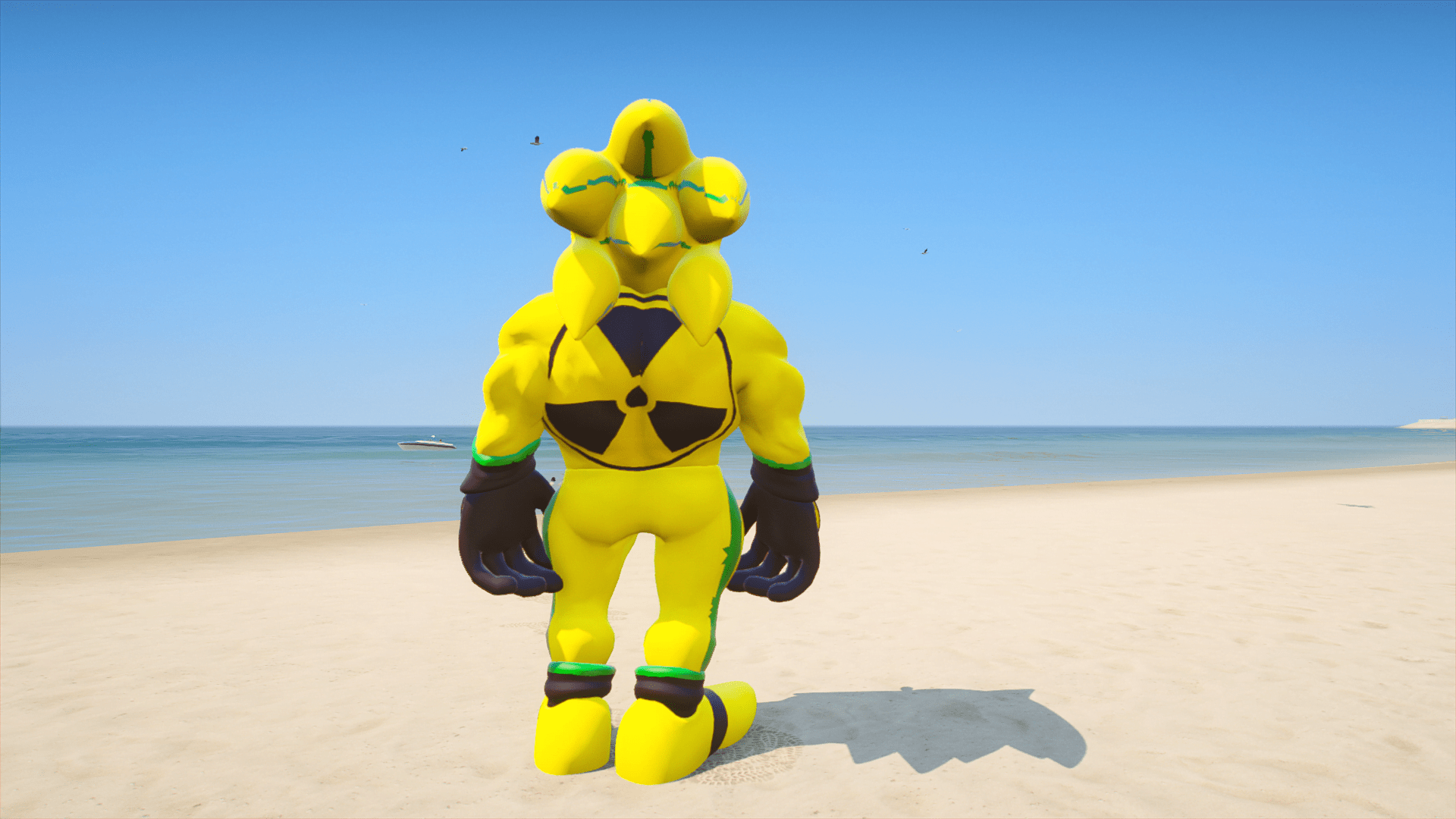 GTA 5 Mods NUCLEAR SONIC Addon Ped