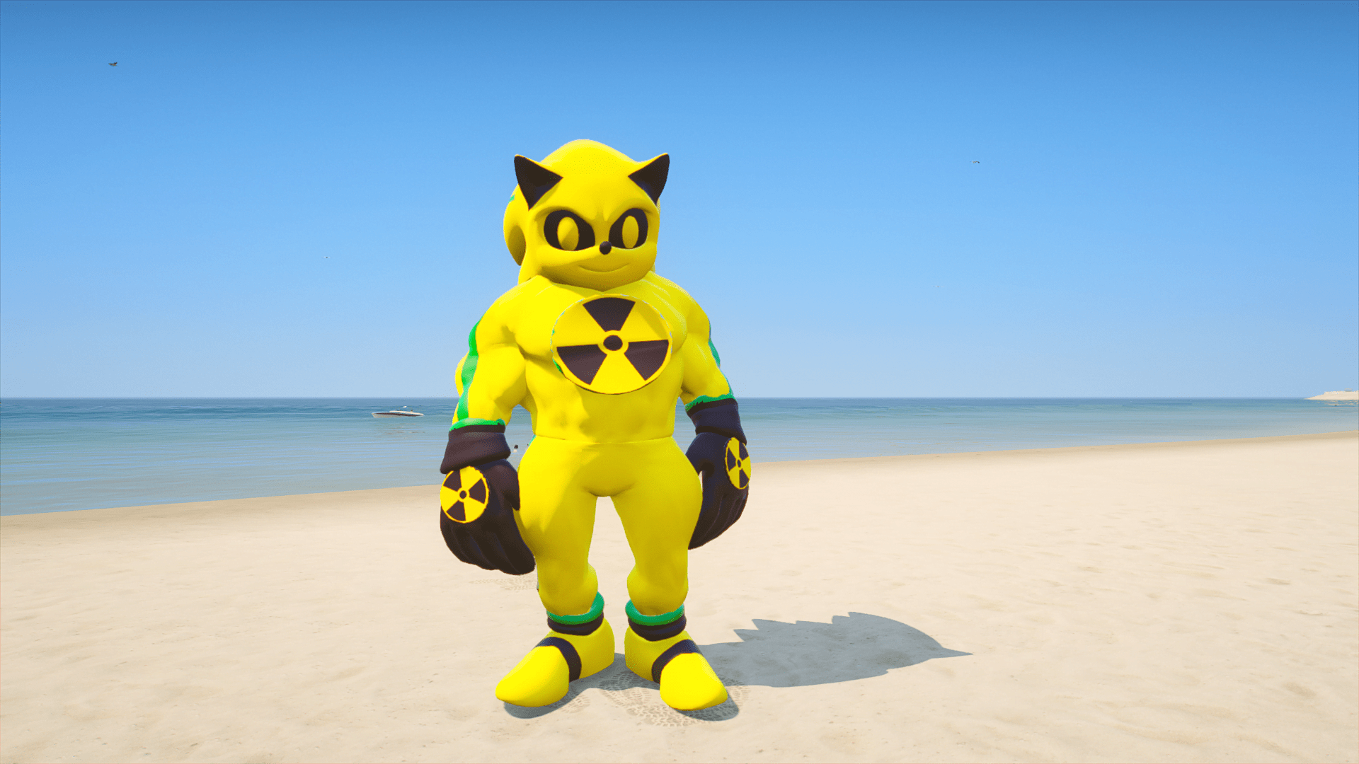 GTA 5 Mods NUCLEAR SONIC Addon Ped