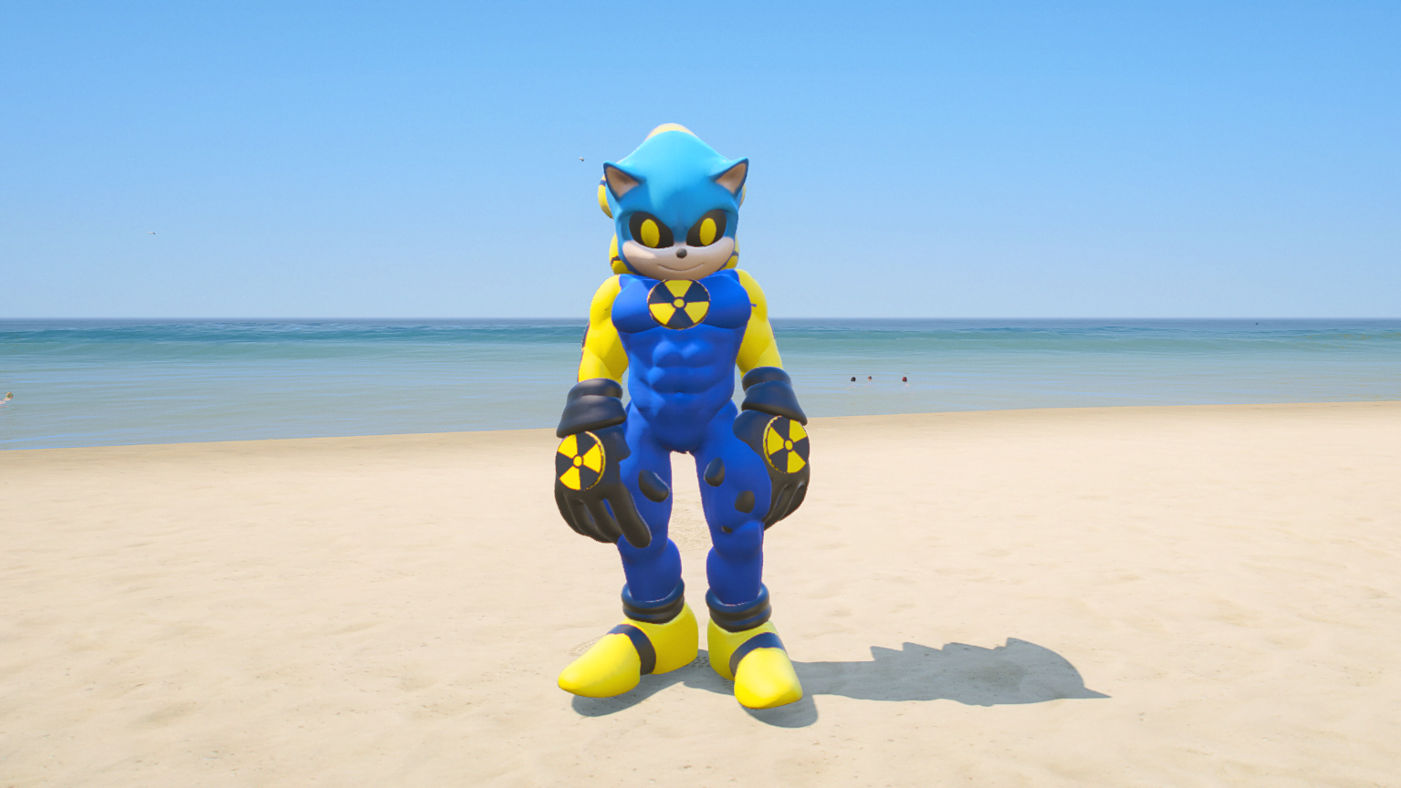 GTA 5 Mods NUCLEAR SONIC Addon Ped