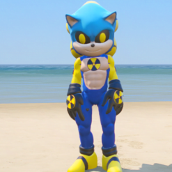 GTA 5 Mods NUCLEAR SONIC Addon Ped