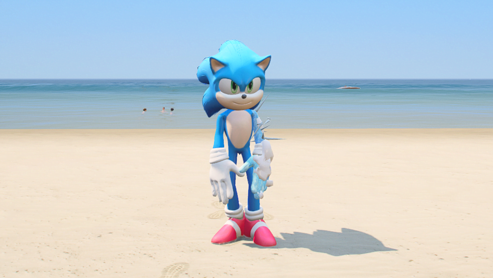 GTA 5 Mods Ice Sonic