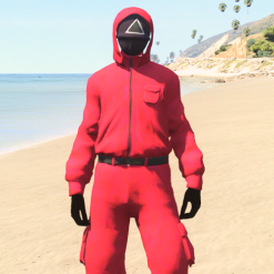 GTA 5 Mods Squid Game Triangle Soldier
