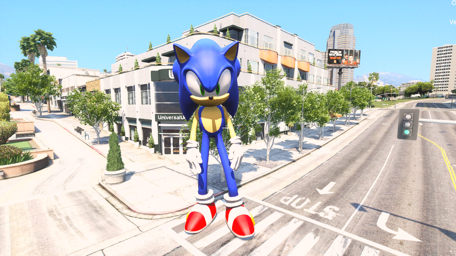 GTA 5 Mods Sonic Big Addon Ped