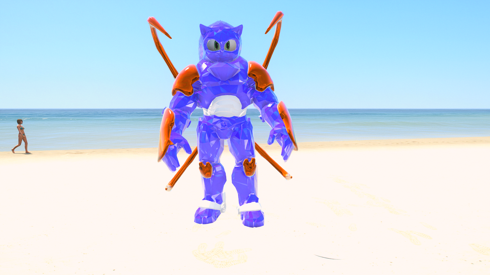 GTA 5 Mods Sapphire Sonic