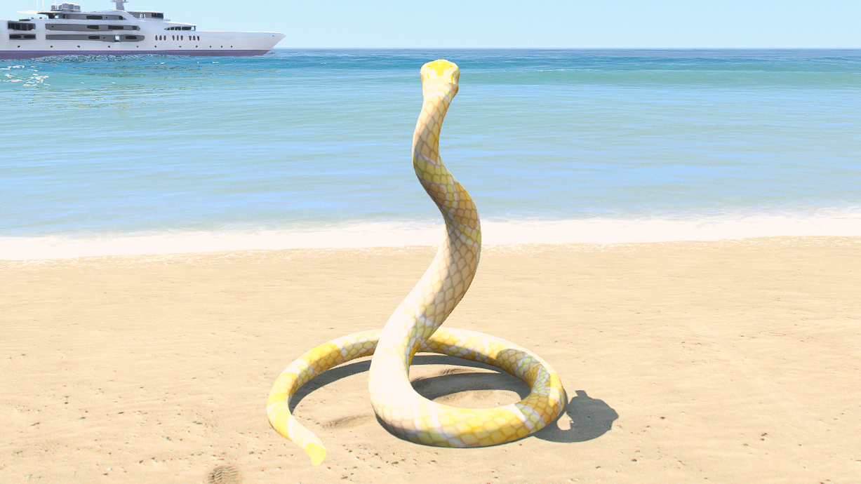 GTA 5 Mods Python Snake Addon Ped