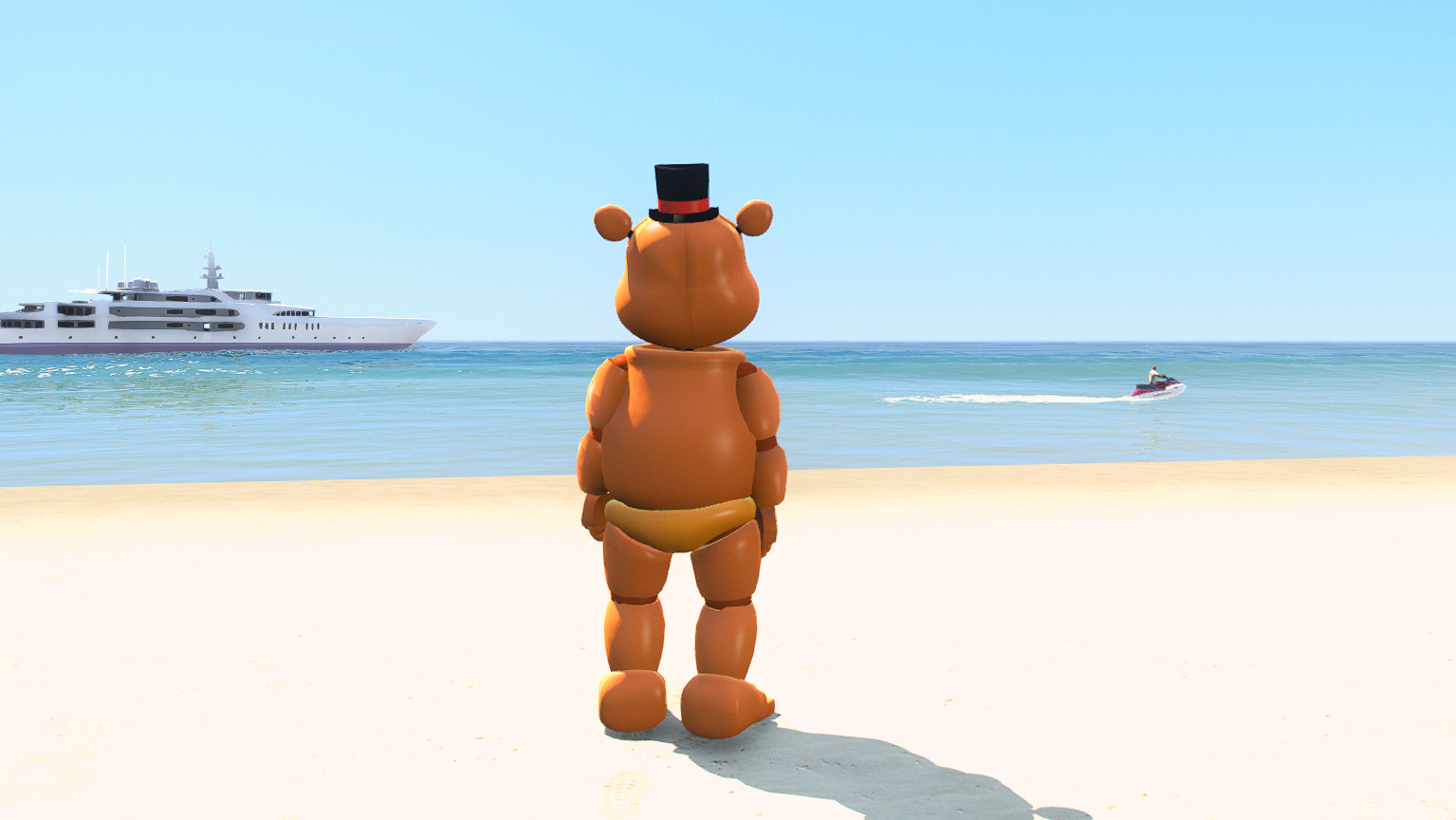 GTA 5 Mods Toy Freddy Addon Ped