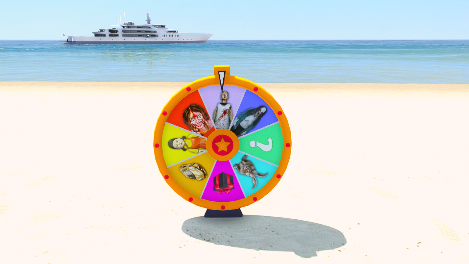 GTA 5 Mods Spinning Prize Wheel