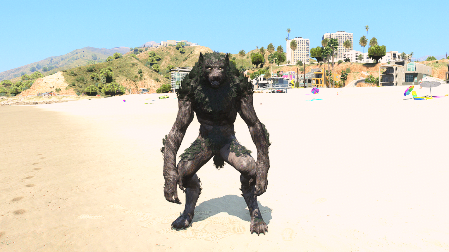 GTA 5 Mods Werewolf Addon Ped