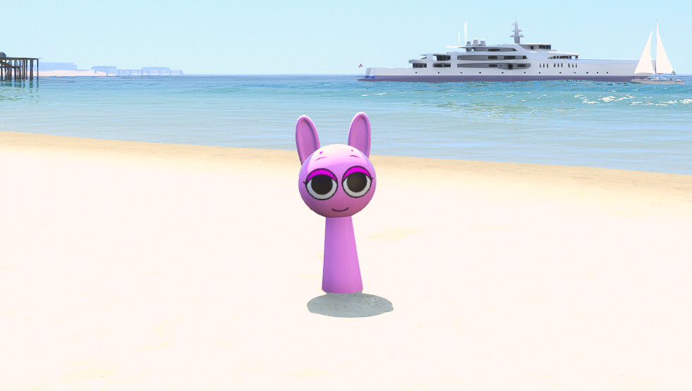 GTA 5 Mods Pinki Sprunki Addon Ped