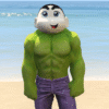 GTA 5 Mods Hulk Shinchan Addon Ped