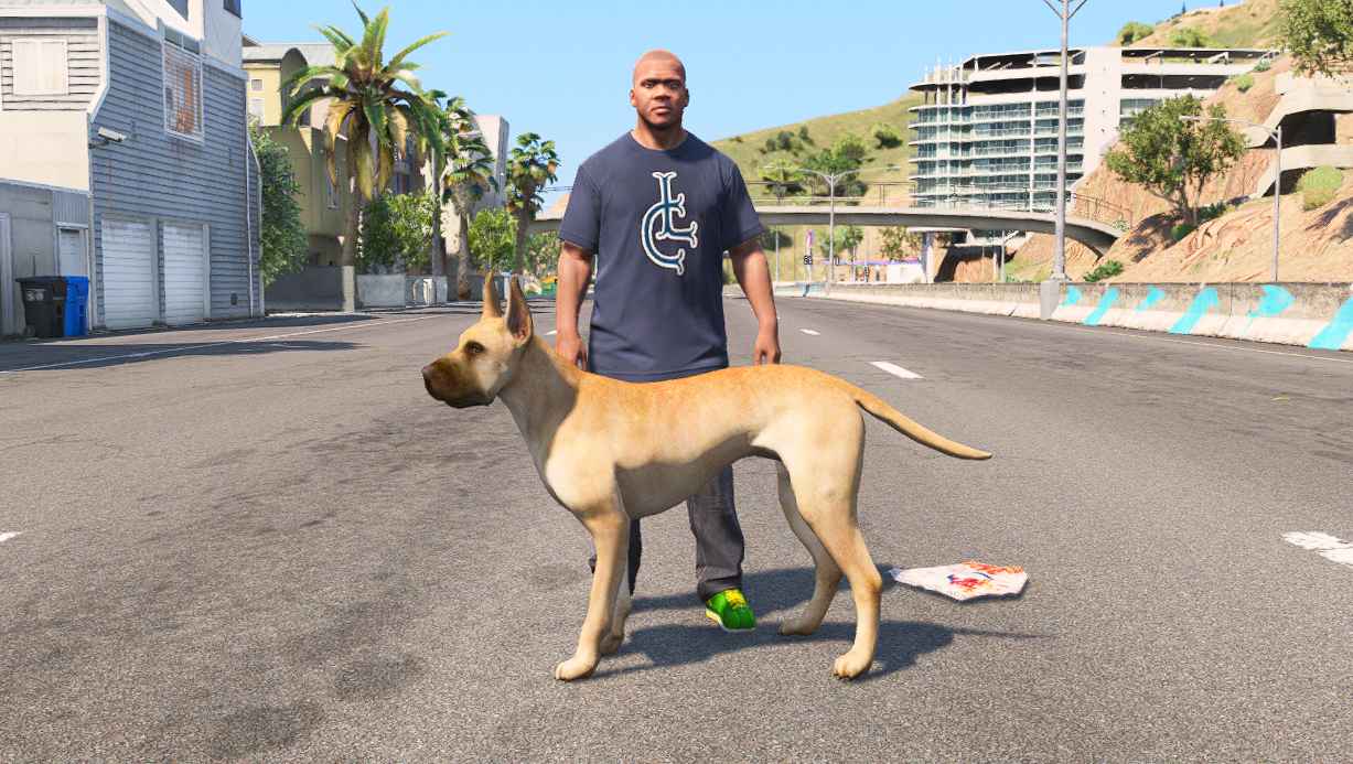GTA 5 Mods Great Dane Dog FiveM Ped