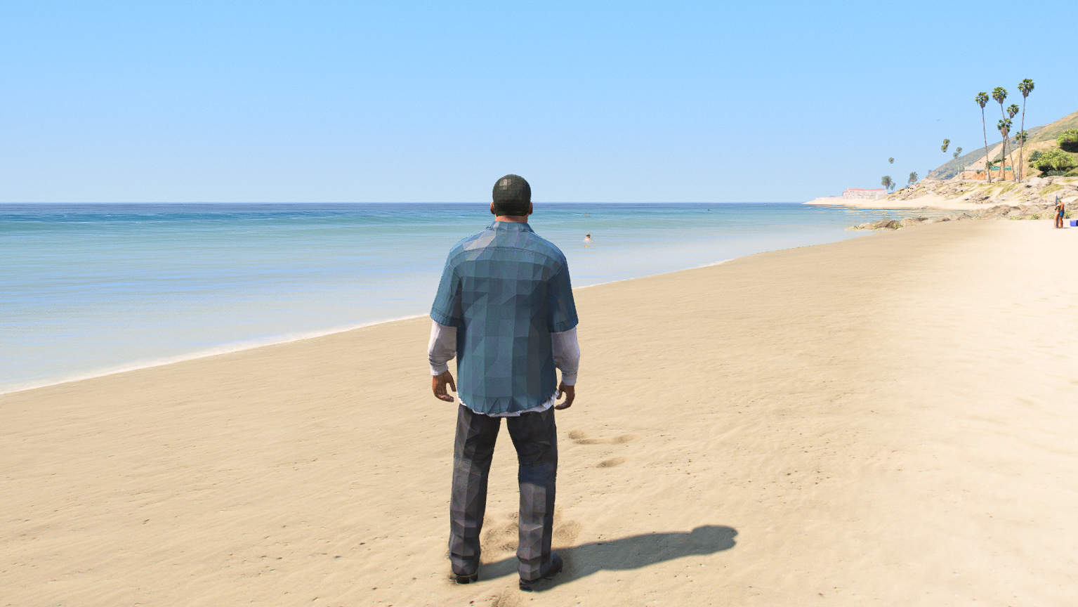 GTA 5 Mods Pixelated Franklin 1
