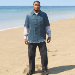GTA 5 Mods Pixelated Franklin 1