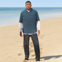 GTA 5 Mods Pixelated Franklin 3