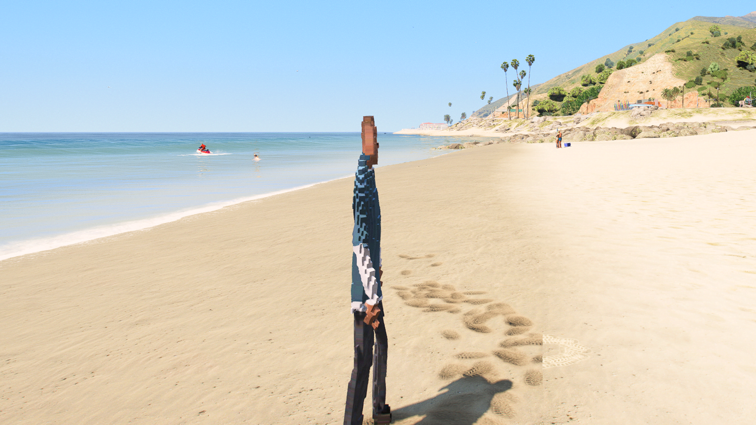 GTA 5 Mods Pixelated Franklin 4