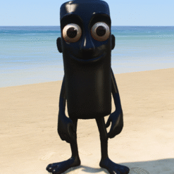 GTA 5 Mods Black Tung Tung Sahur Italian Brainrot