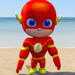 GTA 5 Mods Flash Kid Add-on Ped