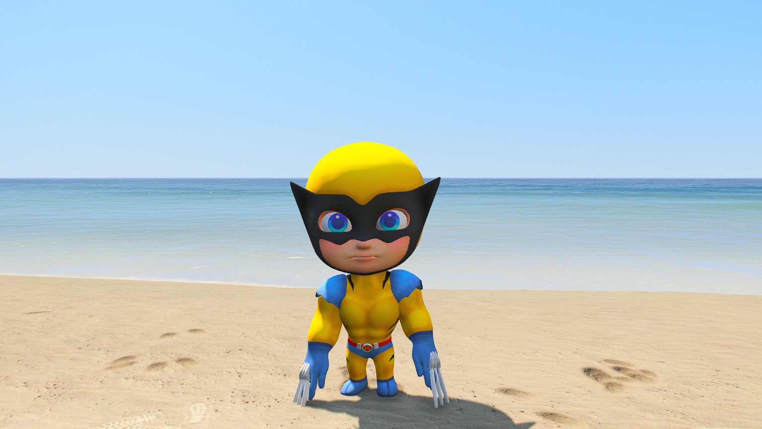 GTA 5 Mods Wolverine Kid Add-on Ped