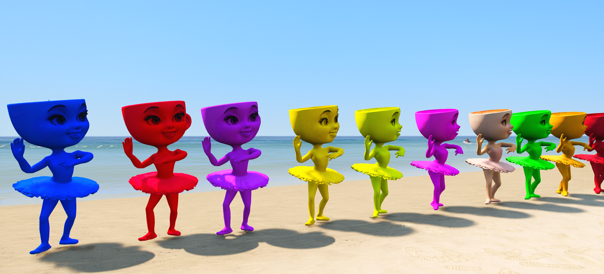 GTA 5 Mods Colourful Ballerina Capuchina